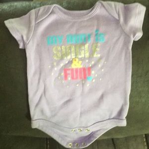 Aunt is single and fun onesie